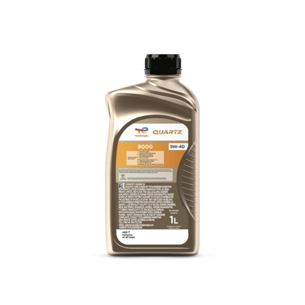 TotalEnergies Quartz 9000 5W-40 ACEA A3/B4 API SN/CF |Fully Synthetic Engine Oil for Petrol,Diesel & CNG Cars (1L) - Image 2