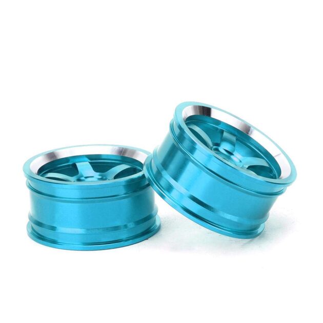 Vbest life RC Wheel Hub,4Pcs 1/10 Aluminum Alloy Wheel Hub Accessory RC Parts Fit for 94123 Touring Drift Car(Blue) - Image 3