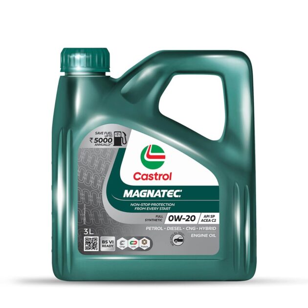 Castrol - 3417183 MAGNATEC STOP-START 0W-20 Full Synthetic Engine Oil for Petrol Cars (3L)