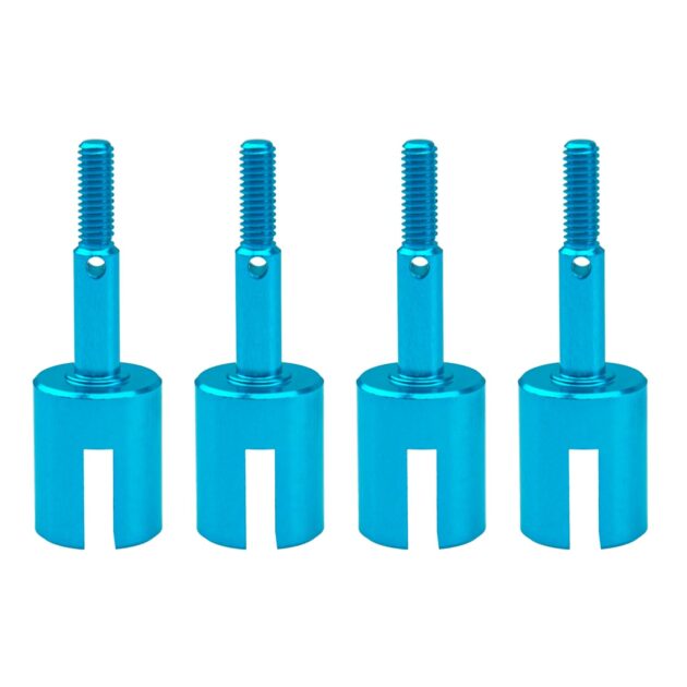4Pcs ShareGoo Aluminum Alloy Stub Wheel Axle Cup Compatible with TT01 TT01E TT02 TT02B 1/10 RC Touring Car