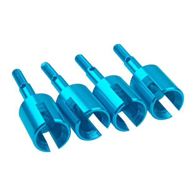 4Pcs ShareGoo Aluminum Alloy Stub Wheel Axle Cup Compatible with TT01 TT01E TT02 TT02B 1/10 RC Touring Car - Image 5