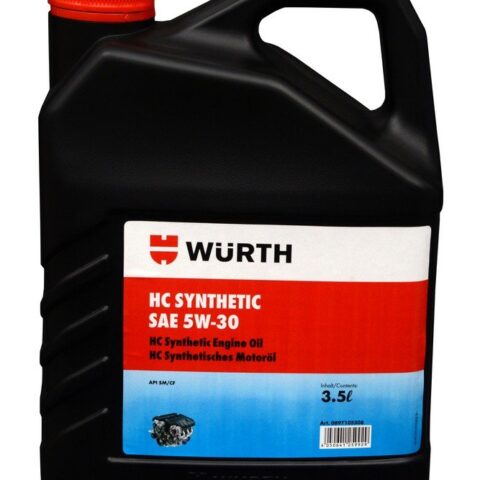 Wuerth 5W-30 HC Synthetic Car Engine Oil (3.5 L)
