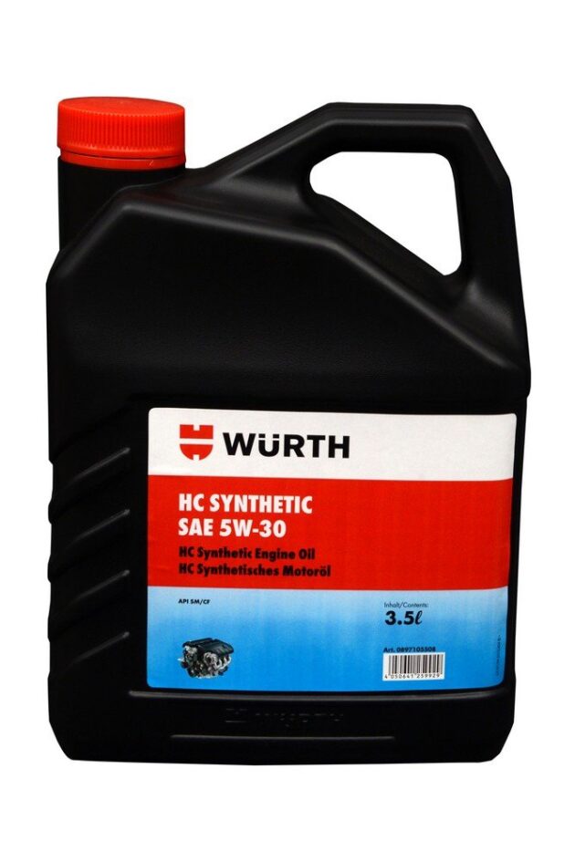 Wuerth 5W-30 HC Synthetic Car Engine Oil (3.5 L)
