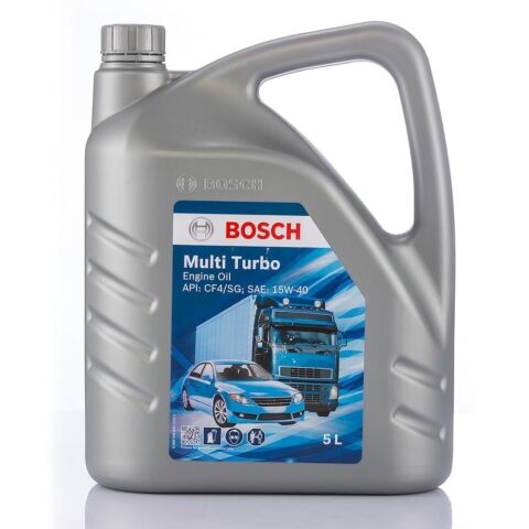 Bosch_Engine Oil_Multi turbo CF4/SG 15W 40_Pack of_5 (L)_For_Petrol & Diesel