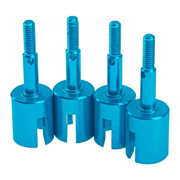 4Pcs ShareGoo Aluminum Alloy Stub Wheel Axle Cup Compatible with TT01 TT01E TT02 TT02B 1/10 RC Touring Car - Image 3