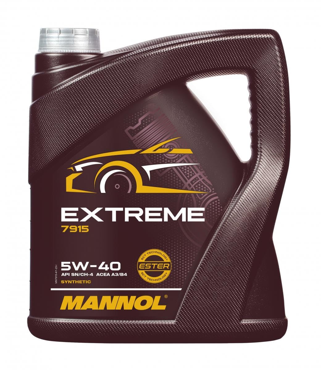 MANNOL 7915 EXTREME (4L) FULLY SYNTHETIC ESTER ENGINE OIL SAE 5W-40 API SN/CH-4 ACEA A3/B4 IMPORTED FROM GERMANY 4 LITRES