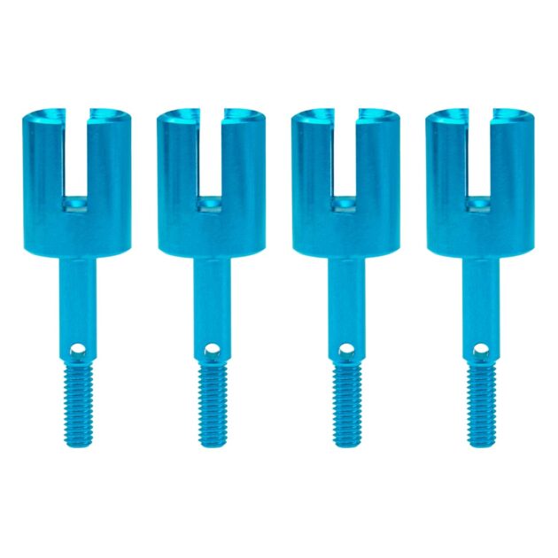 4Pcs ShareGoo Aluminum Alloy Stub Wheel Axle Cup Compatible with TT01 TT01E TT02 TT02B 1/10 RC Touring Car - Image 6