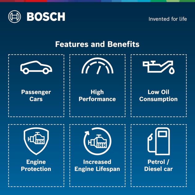 Bosch Fusion, Synthetic Engine Oil 5W-30 SM/CF - 1 L Pack - Image 3