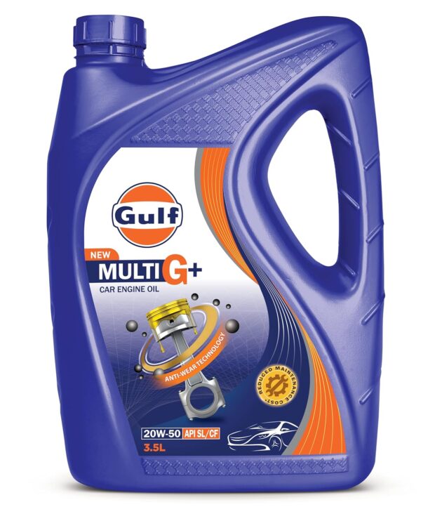 GULF Multi G+ SAE 20W-50 - Passenger car Engine Oil [3.5 L] - Pack of 1